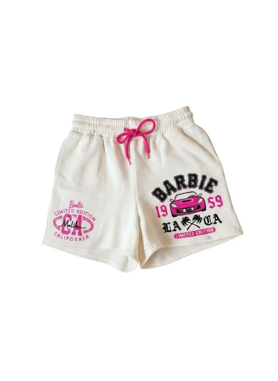 Barbie Limited Edition Malibu California Graphic Sweat Shorts Size S/CH/P